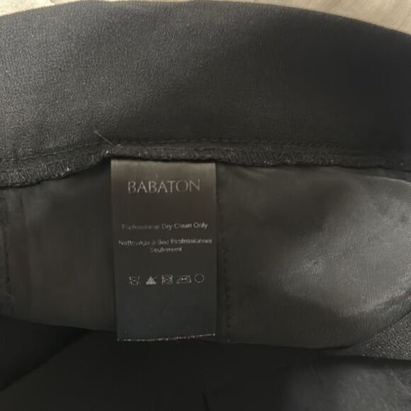 Babaton 4 Black Ankle Crop Wrinkle Resistant Proffesional Pants - Picture 8 of 10
